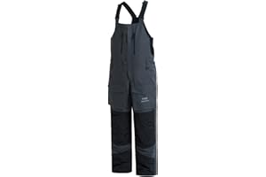 BASSDASH Splice Men’s Insulated Waterproof Fishing Hunting Bibs Ripstop Breathable Snow Pants