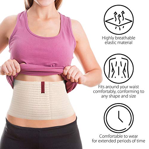 ORTONYX 6.25" Abdominal Binder for Men and Women / Postpartum Post
