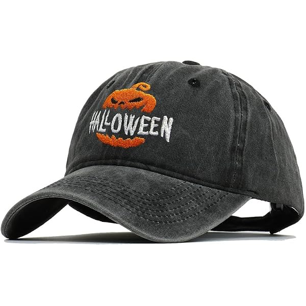 Amazon.com: Halloween Hat Halloween Pumpkin Face Baseball  display picture 2