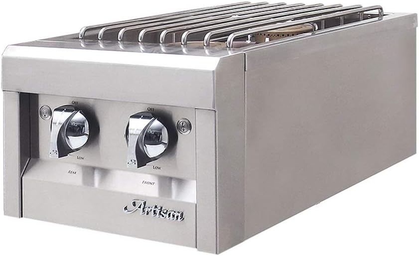 review Artisan American Eagle Series 26-Inch Gas Grill with Double Side Burner on Cart, Propane (AAEP-26C-LP-ARTP-SB2-LP-ARTPC-SB2M)