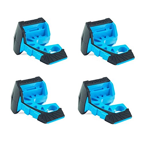 Wedge-It - The Ultimate Door Stop - Blue (4 Pack)