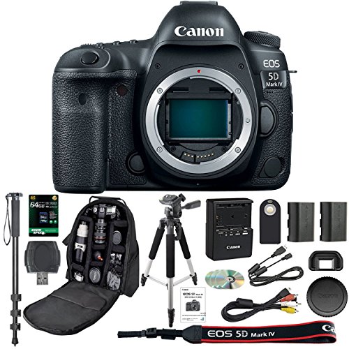 Canon-EOS-5D-Mark-IV-DSLR-Camera-Body-64GB-SDXC-Card-Pro-72-Monopod-SLR-Backpack-Bag-50-Tripod-SD-Card-Reader-Premium-Accessory-Bundle-International-Version
