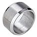 Jude Jewelers 15mm Stainless Steel Tungsten Carbide Matte Black Brushed Ring Wedding Engagement Anniversary