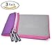 PiKaQ Microfiber Travel Towel, Super Lightweight Absorbent Quick Dry Towel with Mesh Bag, for Bath Camping Beach Yoga Gym, Large and Small, Free Hand/Face Towel