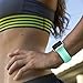 Huanlong 38mm Soft Silicone Sport Style Replacement Band Iwatch Strap for Apple Wrist Watch Series 1 Series 2 Series 3 (Mint Geen 38mm S/M)