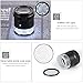 Magnifier, KKmoon 10X Mini Handheld LED Scale Loupe Portable Multi-Functional 28mm Jeweler Loupe Magnifier with 8 LED Light Reticle Scale Magnifying Tool