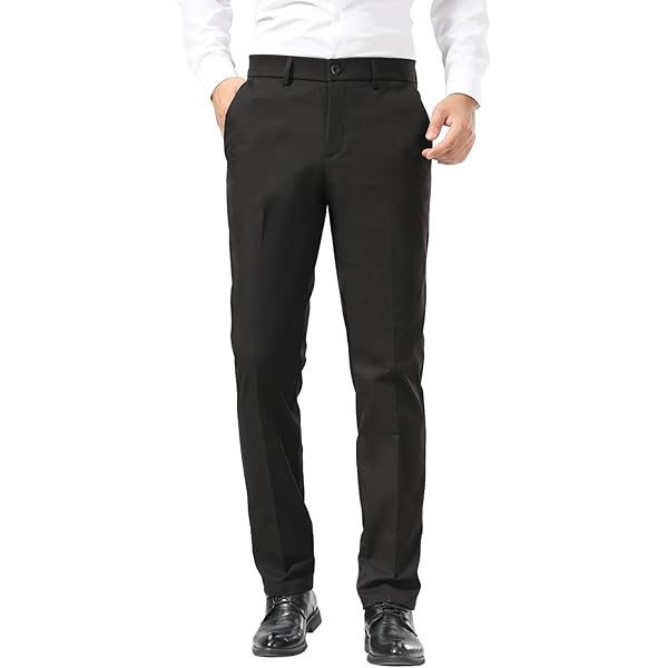 Van Heusen Men's Micax Cooling Stretch Dress Pant, Black - Temp Control,  28IN at Amazon Men's Clothing store