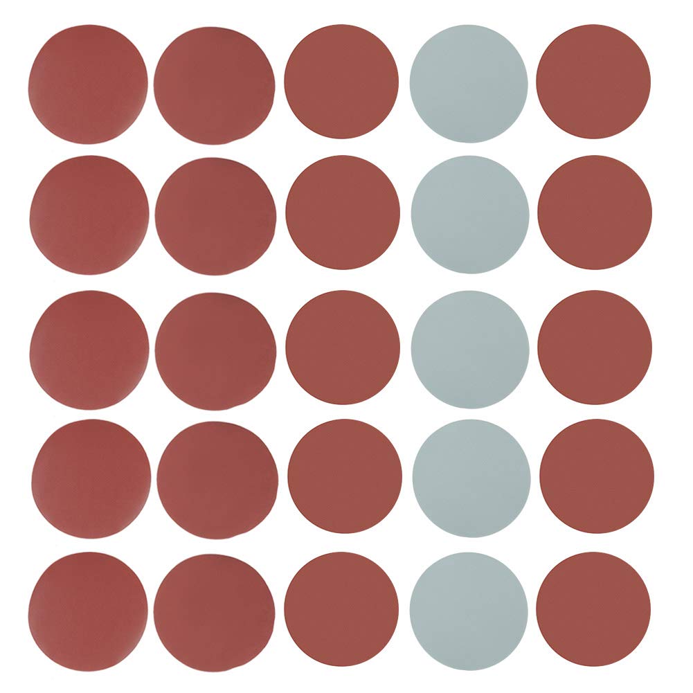 25Pcs Sanding Discs, 125mm/5-inch Sandpaper Set, 800/1000/1500/2000/3000 Grits Sanding Polishing Paper, Assorted for Random Orbital Sander