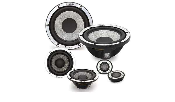 Utopia Be Kit No.7 Active 6.5 Inch 3-Way Component Speakers System,  (UtopiaBeKit-No.7) : Electronics