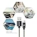 POWERocker Micro USB 2.0 Cable 5FT(1.5M) Nylon Braided for Samsung, HTC, Sony, Motorola, LG, BlackBerry, Nokia Golden