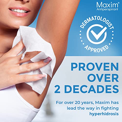 Maxim® Clinical Strength Antiperspirant Wipes for hyperhidrosis