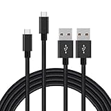 2 Pack Charger Data Cables for Motorola Droid Z / Moto Z Force / Z Play / LG G5 / Google Pixel / Pixel XL / Nexus 6P / Nexus 5X / Macbook 12 inch Type C USB C Cord - 3 Feet