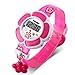 Bo Yi Kid's SK1144A Novelty Cute Flower Shape Digital Watch Rose Red