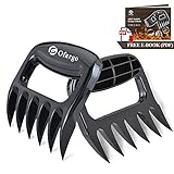 Ofargo Bear Claws Meat Shredder, Solid Meat Claws With FDA-Approved For BBQ Grill Meat Shredder, 2 Pack, Black