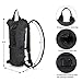 Iwalouges 3 Liter Tactical Hydration Pack Bladder Water Bag Pouch Backpack Reservoirs for Hiking Climbing Running 3L Outdoor Men Women (Black)