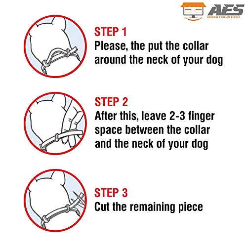 AF Dog Flea and Tick Control Collar- 8 Months Flea and Tick Control for Dogs - Natural, Herbal, Non-Toxic Dog Flea Treatment - Waterproof Protection and Adjustable Best Flea Collar for Dogs