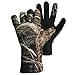 Glacier Glove Men's Aleutian Waterproof Fleece-Lined Blind Stitched Neoprene Gloves | Seamless Sharkskin Textured Palm, Realtree MAX-7, Large