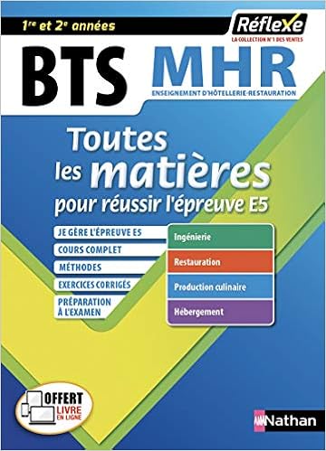 Bts Mhr Management En Hotellerie Restauration 1ere Et 2e Annee Toutes Les Matieres 19 Amazon Fr Villemain Pierre Villemain Pierre Livres