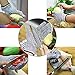 Kitchen Manual Stainless Steel Knife Sharpener- GUOXUAN 3-Stage Knife Sharpening Tool Helps Repair, Restore and Polish Blades - Cut-Resistant Glove Included