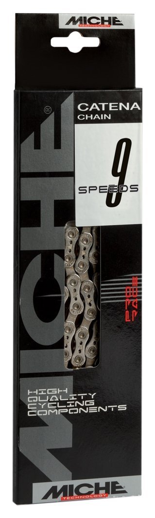Cicli Bonin Unisex Adult Miche 9 Speed Ch110B Bicycle Chains - Chrome, One Size