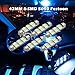 Partsam 6Pcs 6Smd Led Ice Blue 42Mm Festoon Rear Dome Light Bulbs 211-2 6413 For 2005-2013 Ford Escape