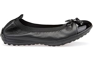 Geox Cpiuma22 Ballerina Flat (Toddler/Little Kid/Big Kid),Black,39 M - 6 Yth
