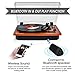Turntable Vinyl Record Player Support Wireless in & Out Record Player Built in Stereo Speakers Turntable Vinyl Records 3 Speed Turntable Player Support Vinyl-to-MP3 Recording USB SD LP Playerthumb 1