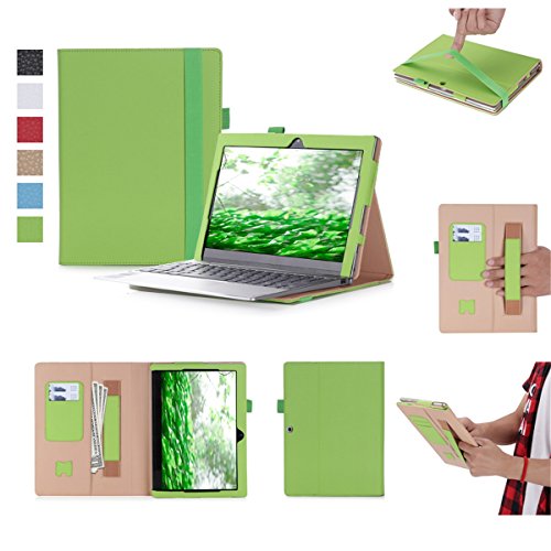 Lenovo MIIX 320 10.1 inch Case, FugouSell Ultra Slim Soft Silicone + PC Hybrid Smart Shell Case Cover for Lenovo MIIX 320 10.1 inch (Green)