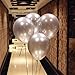 100 Pack Purple Silver Balloons,Dark Purple Ballons Mixed with Light Purple,12 inch Thicked Latex Ballons For Wedding Birthday Baby Shower Mermaid Engagement Mardi Gras Party Decoration