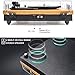 Record Player, Popsky Vintage Turntable 3-Speed Bluetooth Record Player with Speaker, Portable LP Vinyl Player, RCA Jack, Natural Woodthumb 2