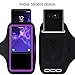 SOSONS Running Armband for Samsung Galaxy S8/S9/S10/S20/S21/S8+/S9+/S10+/S20+,Water Resistant Gym Case with Card Pockets and Key Slot