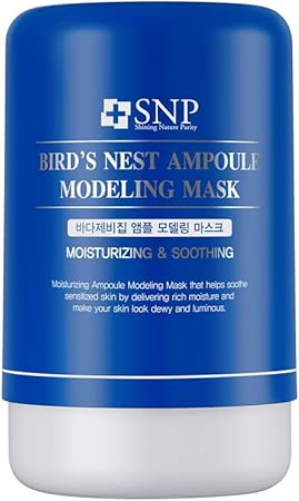 Amazon Snp公式 ウミツバメの巣アンプルモデリングマスク Bird S Nest Ampoule Modeling Mask パック シートマスク フェイス 保湿 水分 シワ 肌荒れ 栄養 弾力 韓国コスメ エスエンピ Snp ビューティー 通販