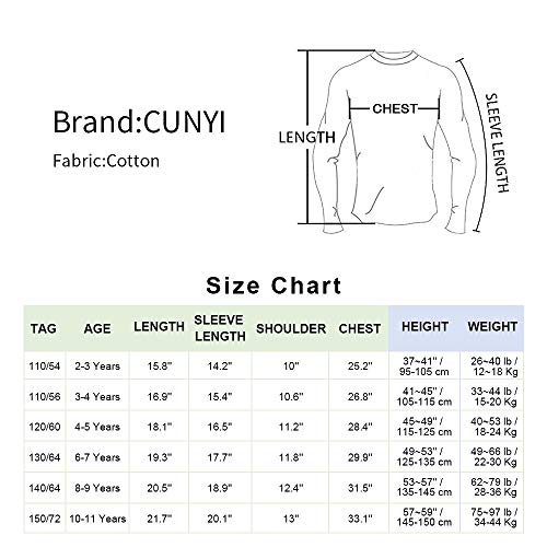 CUNYI Little Boys Button-up Cardigan V-Neck Cotton Knit Sweater Casual Outerwear, Dark Grey, 6-7 Years/ 130