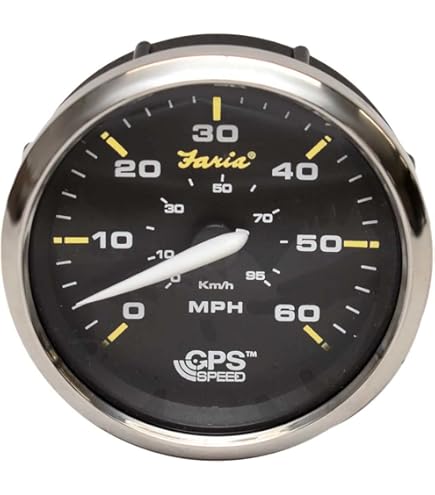 Faria Beede Trim Level Gauge 13707 in Chesapeake SS Black (A
