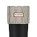 Hunter Womens 6 Stitch Cable Boot Sock - Short Greige MD (Women's Shoe 5-7) One Size