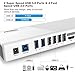 USB 3.0 Universal Docking Station Dual Display with HDMI DVI VGA, Gigabit Ethernet, Audio, 6 USB Ports for Windows, White