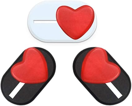 Amazon Co Jp ノートパソコンカメラカバー スライド かわいい ラブ型 ウェブカメラカバー プライバシー保護 ウェブカメラカバー 0 03インチ スマートフォン Echo Show用 3ピース 家電 カメラ