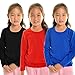 Angelina Kids Fleece Lined Crew-Neck Long Sleeves Thermal Top (3-Pack)