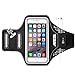 ANCEL SA-12 Sports Armband with Earphone Slots Key Holder for iPhone 6/6S