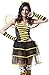 Spooktacular Women's Sassy Skirted Bumblebee Costume with Tulle Trim Dress, M