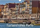 Farbenfrohes Porto (Wandkalender 2020 DIN A4 quer): Das historischen Zentrum Portos (Monatskalender, by 