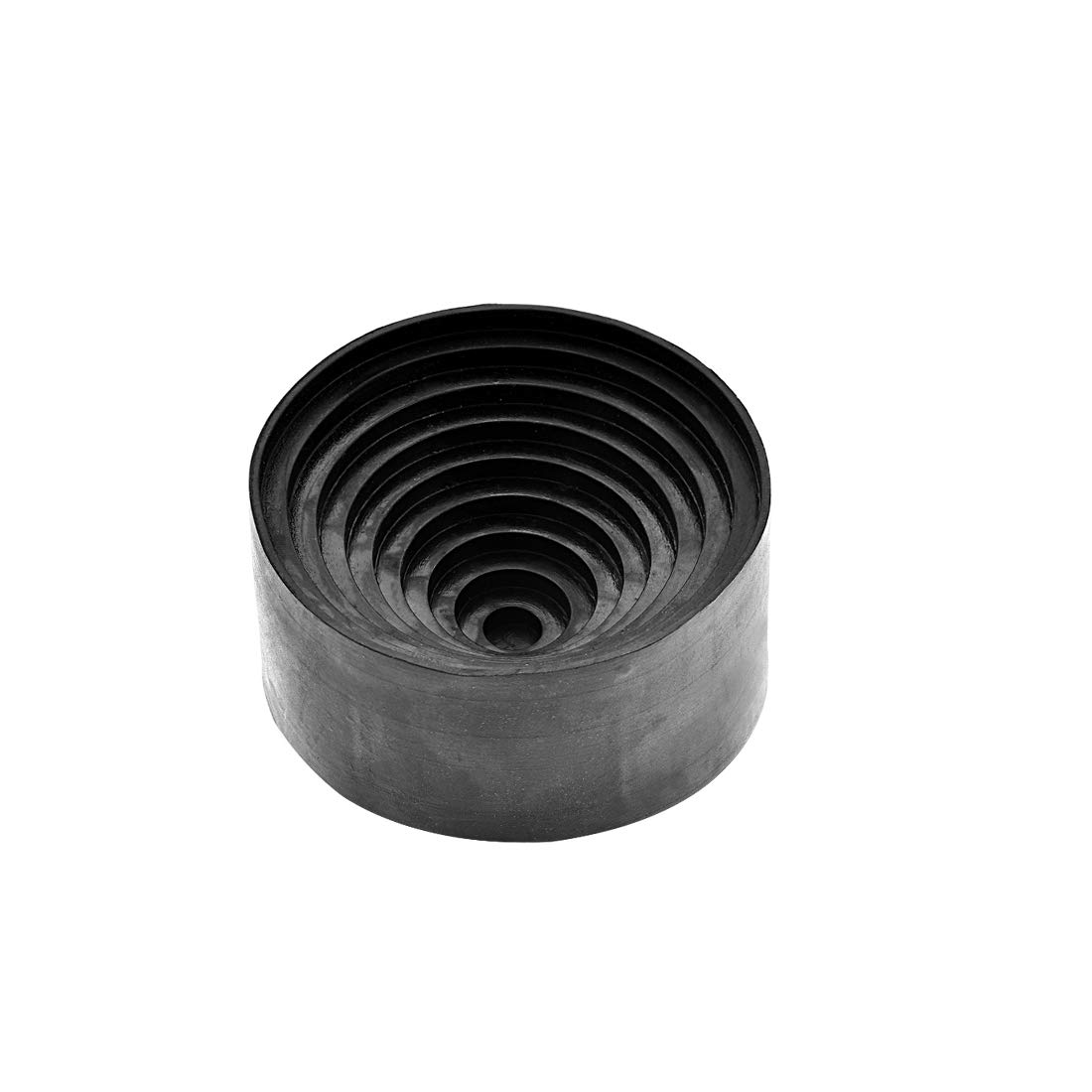 sourcing map Lab Flask Support Rubber Stand 90mm Diameter Round Bottom Holder for 50ml-1000ml Flasks Black