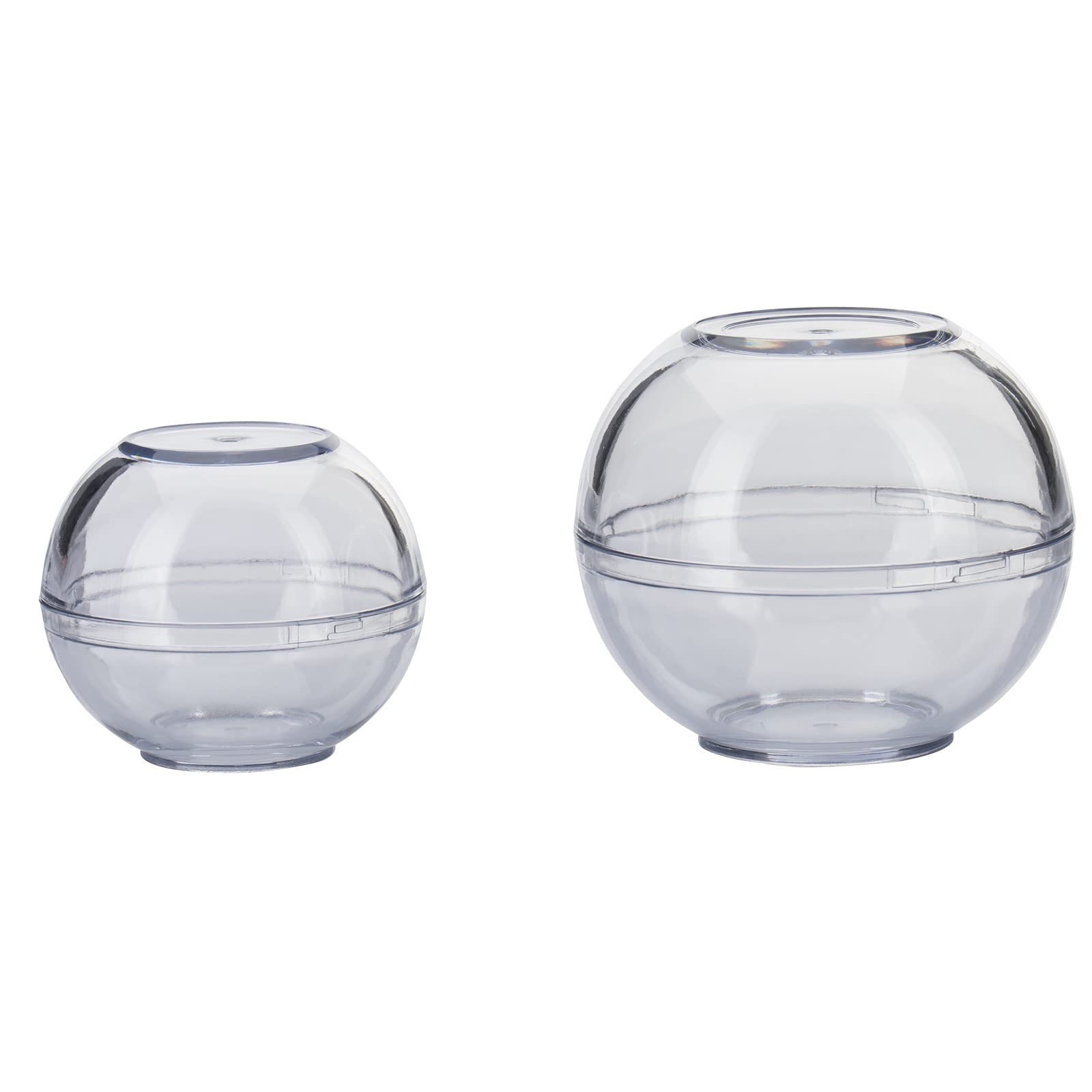 Westmark 2 Storage Balls, Stackable, Sizes: ø 7cm + ø 9 cm, 2 pcs., Plastic, BPA-free, Clear, 25722260