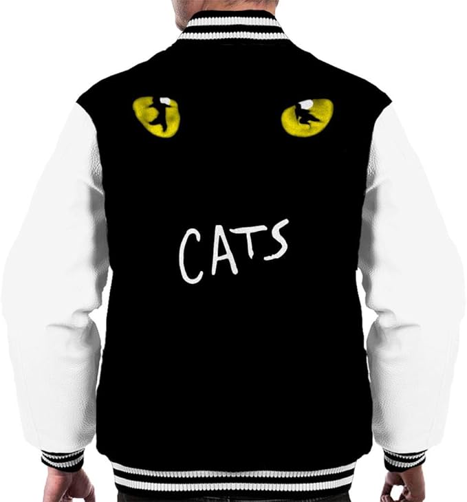 Cats Logo Men's Varsity Jacket Amazon.co.uk Clothing
