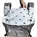 Baby Drool and Teething Pad, Organic Cotton 3-Piece Gift Set for Ergobaby 360 All Carry Positions Baby Carrier, Ergobaby Four Position 360 Carrier