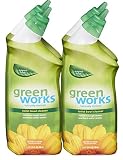 Green Works Toilet Bowl Cleaner, Toilet Gel Cleaner - 24 Ounces (Pack of 4)