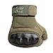 Reebow Gear Military Fingerless Hard Knuckle Tactical Gloves Half Finger for Motorcycle Driving Riding Army Gear Sport Shooting Airsoft Paintball Army Green M