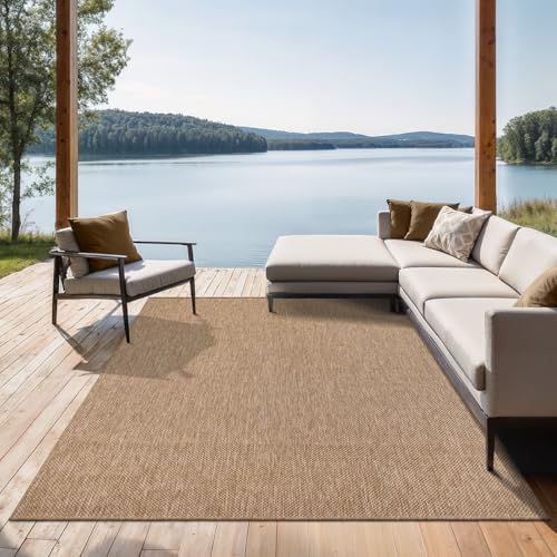 the carpet Mistra – Outdoor Teppich, Wetterfest, UV-beständig & pflegeleicht, für Balkon, Terrasse & Garten, auch für Wohnzimmer & Schlafzimmer geeign