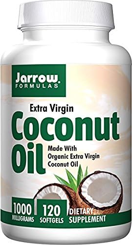 Jarrow Formulas - Coconut Oil 100% Organic, Extra Virgin, Softgels - 120 Softgels