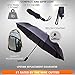 Windproof Travel Umbrella Golf Umbrella Auto Open Close, 